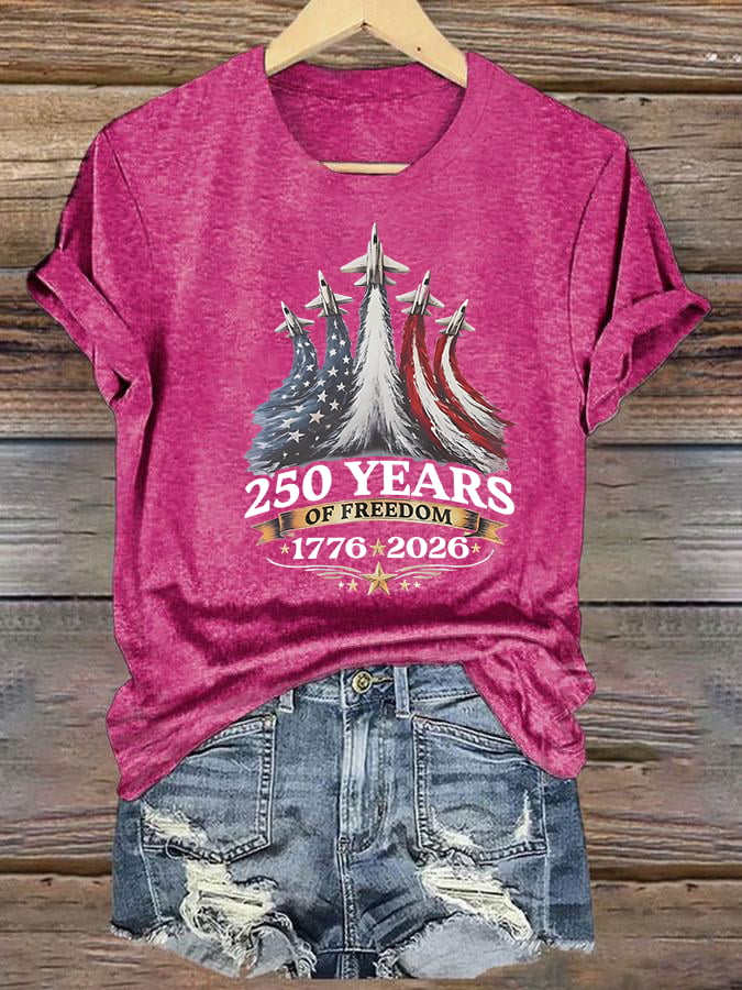 Women's  250 YEARS OF FREEDOM Print T-Shirt