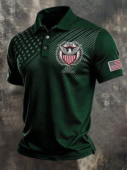 Men's U.S. 250th Anniversary Printed Polo Shirt