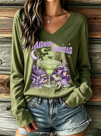 Women's Midnight Margaritas Print T-Shirt