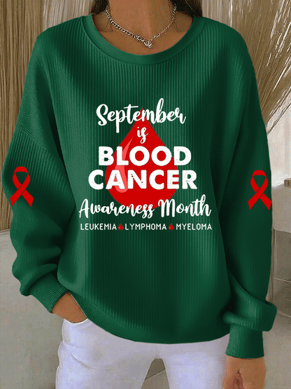 Women's Casual Print Long Sleeve Knit Top