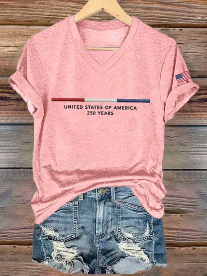 Women's America 250th Anniversary  T-shirt