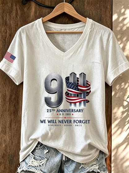 Women's Casual Print Short-Sleeve T-Shirt