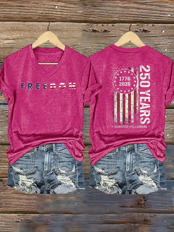 Women's  American 250th Print T-Shirt