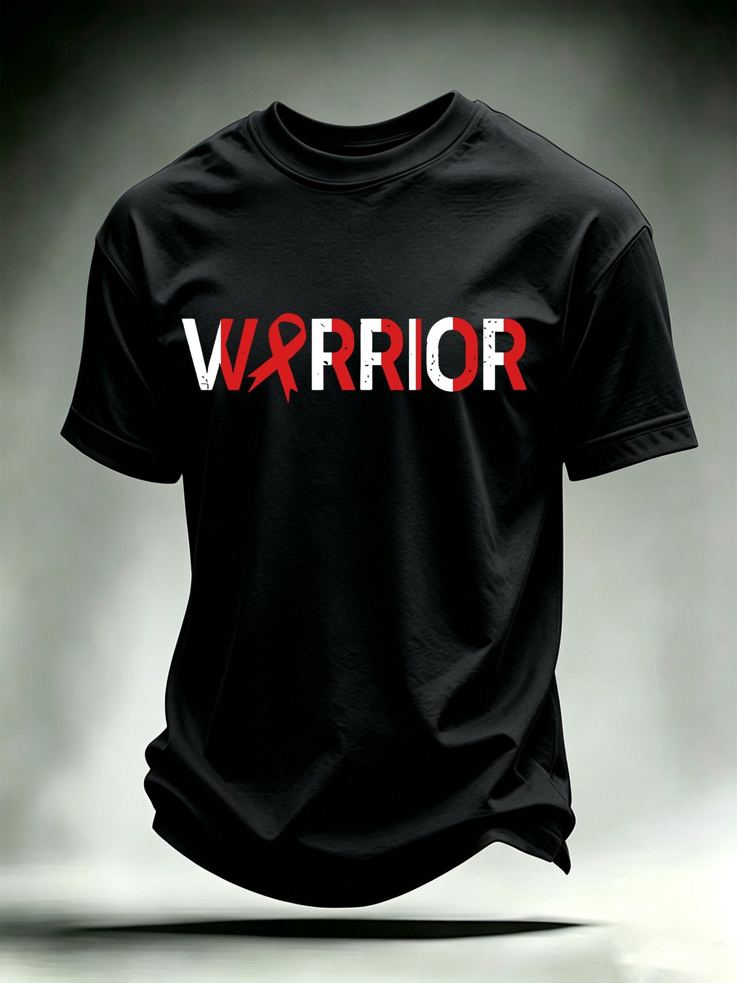 Men's T-shirts with designs promoting awareness of blood cancers