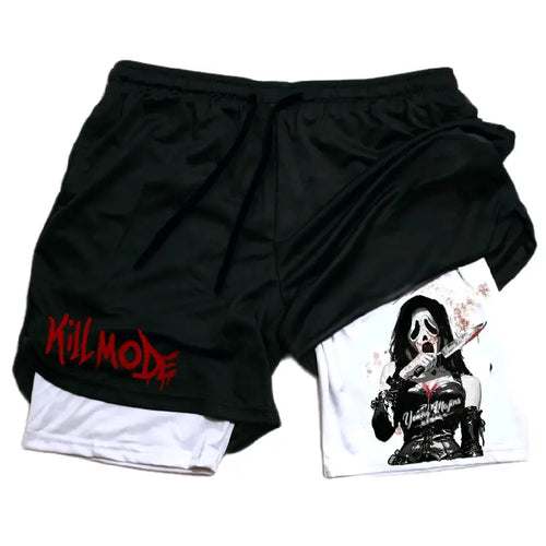 Unisex Ghost Face "Halloween" Gym Shorts