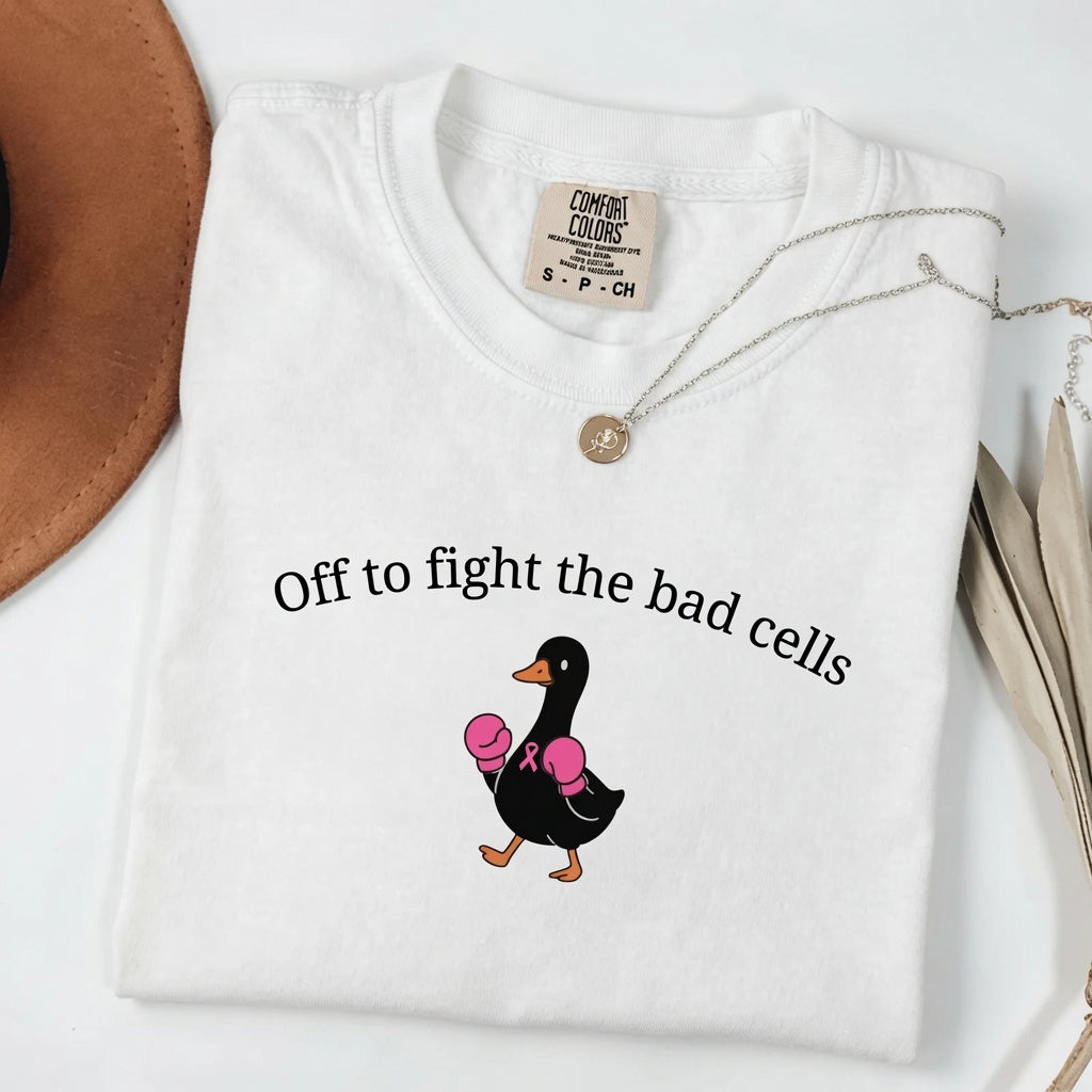 Women'S  Comfort Colors Breast Cancer Shirt