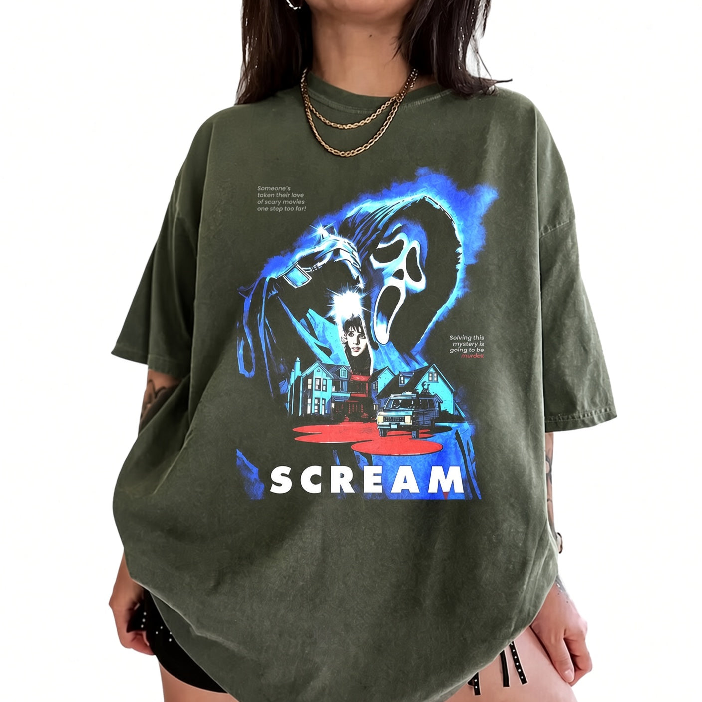 Unisex The Ghost Scream Comfort Color T-Shirt