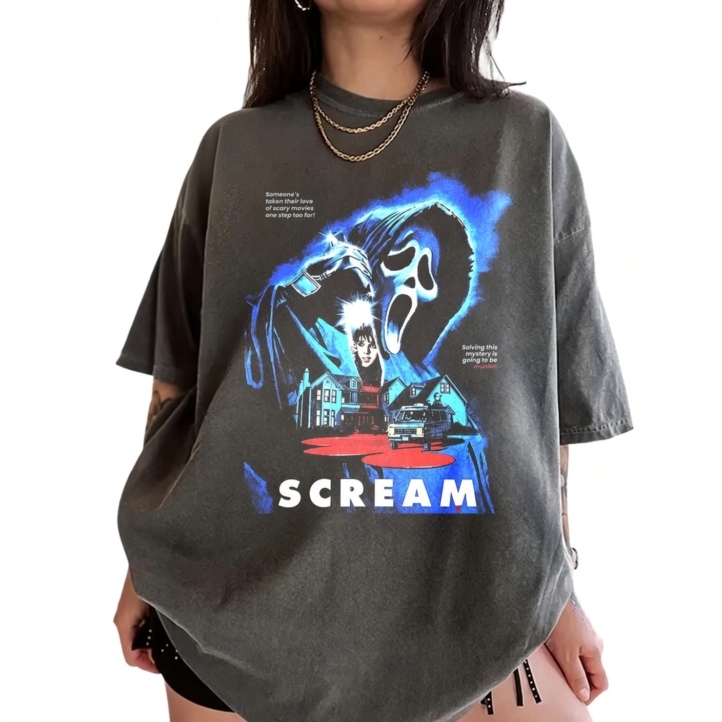Unisex The Ghost Scream Comfort Color T-Shirt