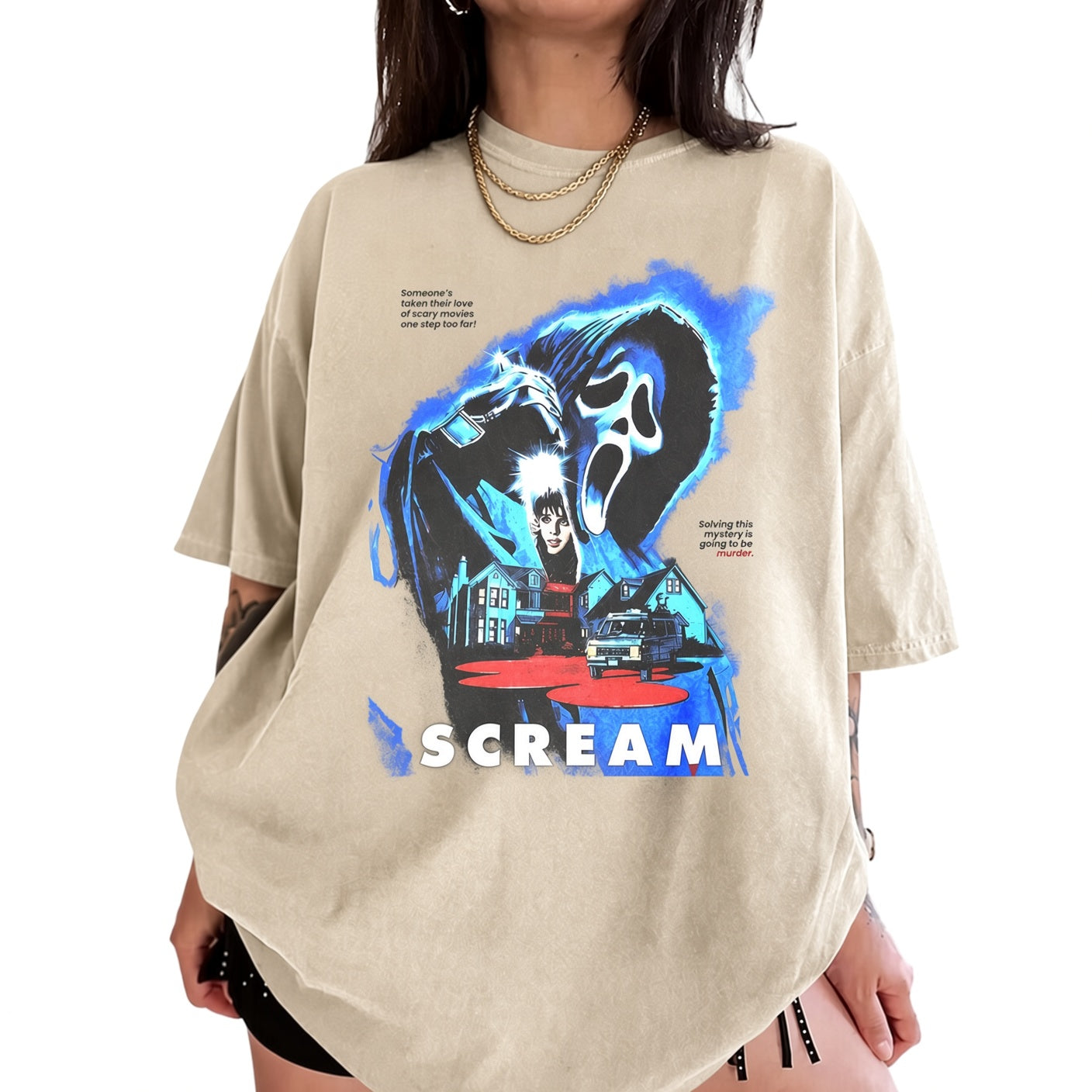 Unisex The Ghost Scream Comfort Color T-Shirt