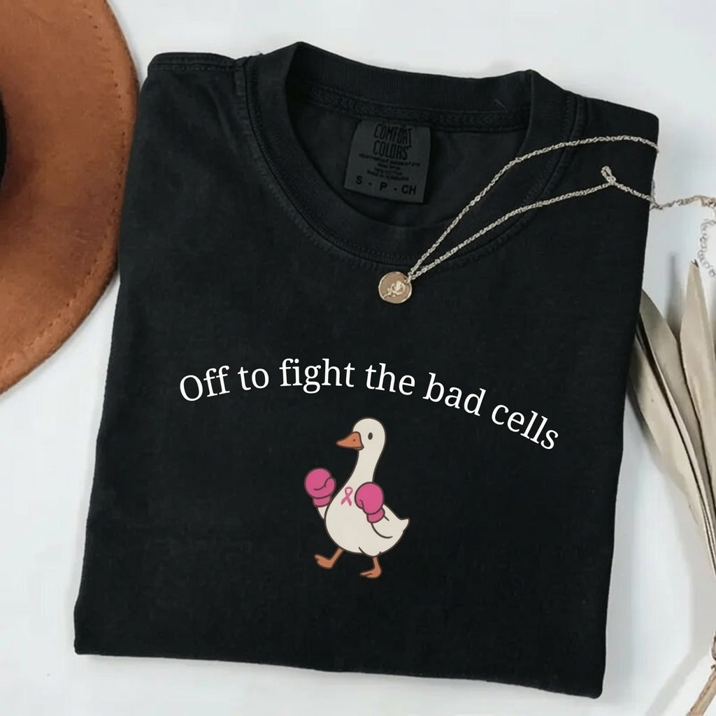 Women'S  Comfort Colors Breast Cancer Shirt