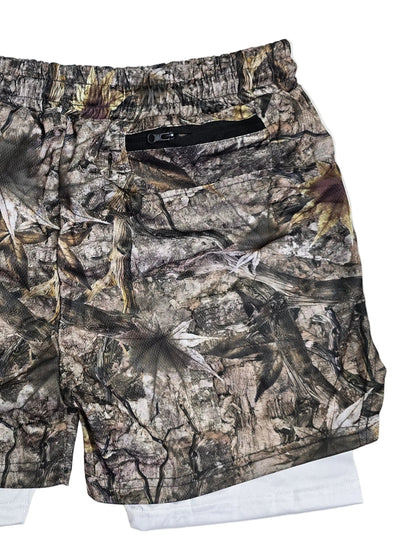 GhostFace " Fire Camo" Gym Shorts
