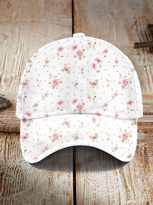 Unisex Breast Cancer Pink Print Hat
