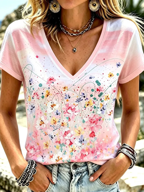 Women's Breast Cancer Short-sleeved T-shirt